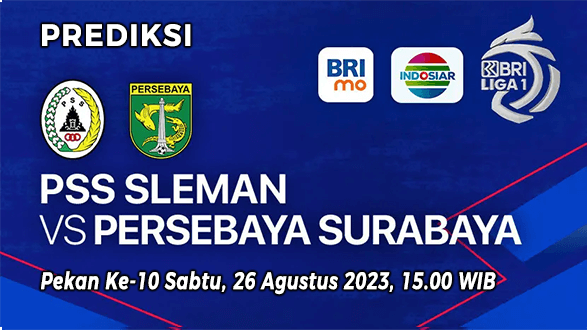 Prediksi PSS Sleman vs Persebaya Surabaya pada Pekan Ke-10 BRI Liga 1 2023-2024